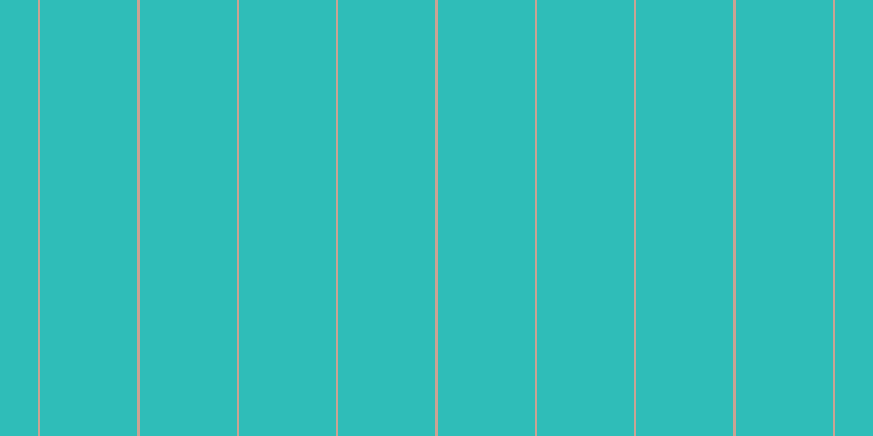 #2fbdb8, #caa393 vertical lines, two pixels wide, eighty-nine pixels apart