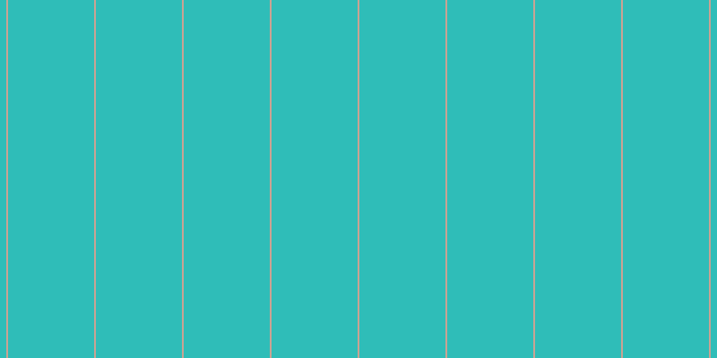 #2fbdb8, #caa393 vertical lines, two pixels wide, ninety-six pixels apart