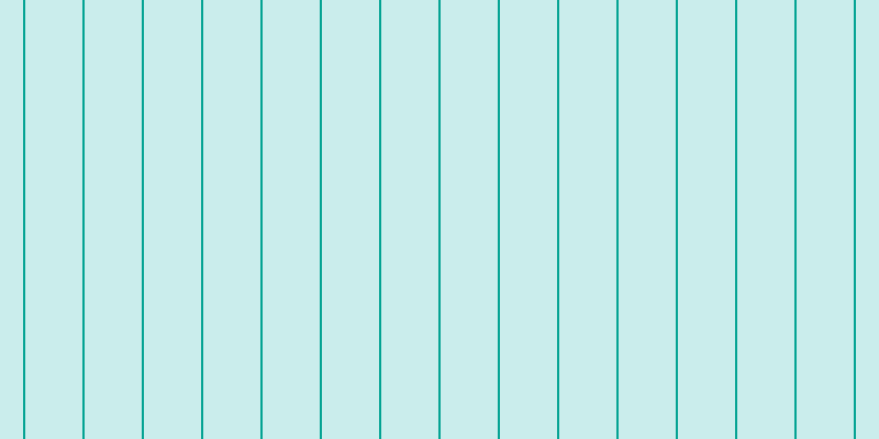 #2fbdb8 (25%), #04a393 vertical lines, two pixels wide, fifty-two pixels apart