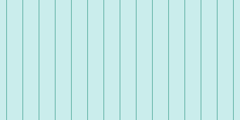 #2fbdb8 (25%), #46a393 vertical lines, two pixels wide, fifty-two pixels apart