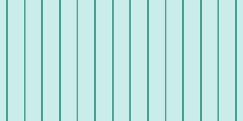 #2fbdb8 (25%), #46a393 vertical lines, six pixels wide, fifty-two pixels apart