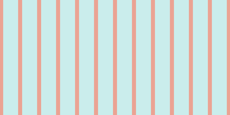 #2fbdb8 (25%), #eba393 vertical lines, fourteen pixels wide, fifty-two pixels apart