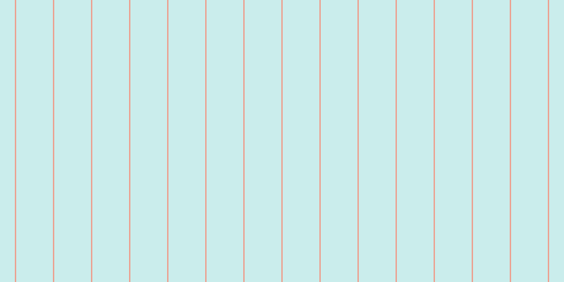 #2fbdb8 (25%), #eba393 vertical lines, two pixels wide, fifty-two pixels apart