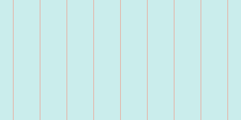#2fbdb8 (25%), #eba393 vertical lines, two pixels wide, eighty-seven pixels apart