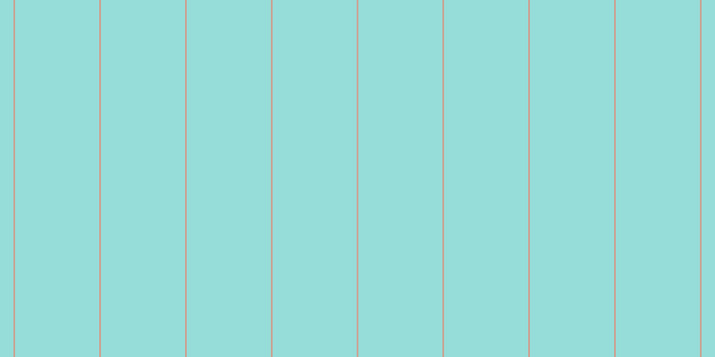 #2fbdb8 (50%), #caa393 vertical lines, two pixels wide, ninety-four pixels apart
