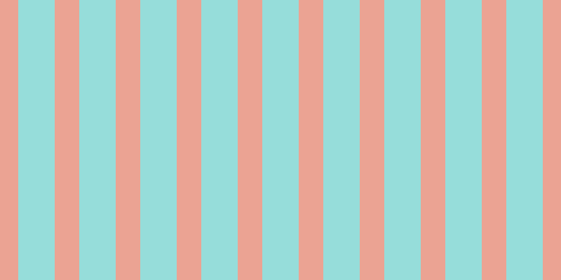 #2fbdb8 (50%), #eba393 vertical lines, thirty-five pixels wide, fifty-two pixels apart