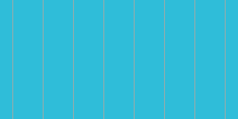 #2fbdd9, #caa393 vertical lines, two pixels wide, one hundred pixels apart