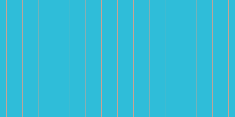 #2fbdd9, #caa393 vertical lines, two pixels wide, fifty-two pixels apart