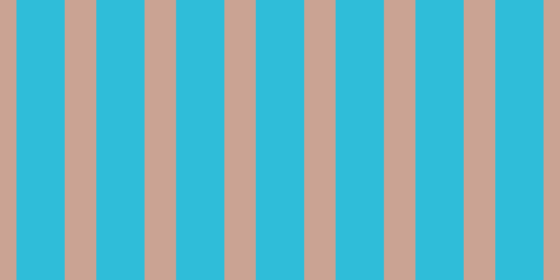 #2fbdd9, #caa393 vertical lines, forty-five pixels wide, sixty-nine pixels apart