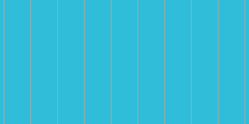 #2fbdd9, #caa393 vertical lines, two pixels wide, eighty-four pixels apart