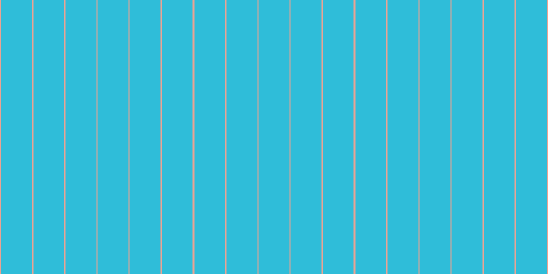 #2fbdd9, #eba393 vertical lines, two pixels wide, forty-five pixels apart