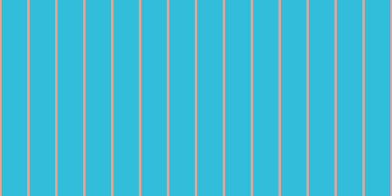 #2fbdd9, #eba393 vertical lines, five pixels wide, fifty-two pixels apart