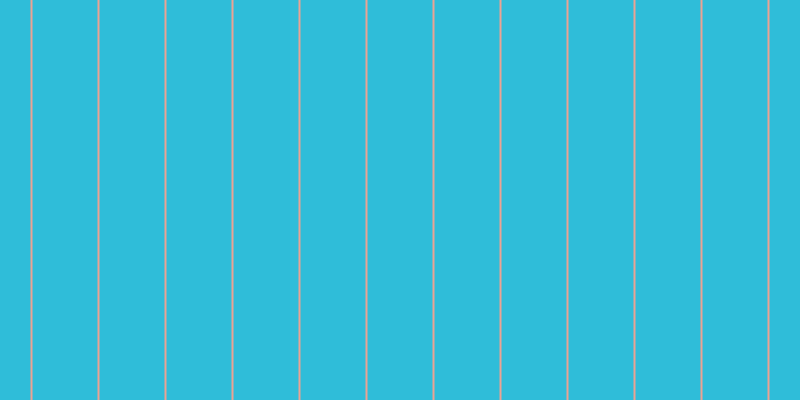 #2fbdd9, #eba393 vertical lines, two pixels wide, sixty-five pixels apart