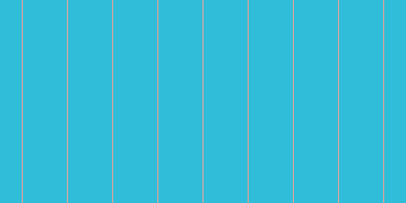 #2fbdd9, #eba393 vertical lines, two pixels wide, eighty-seven pixels apart