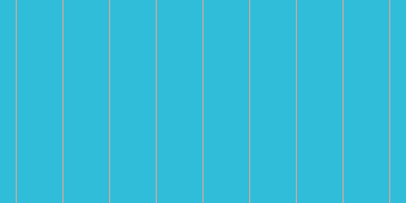 #2fbdd9, #eba393 vertical lines, two pixels wide, ninety pixels apart