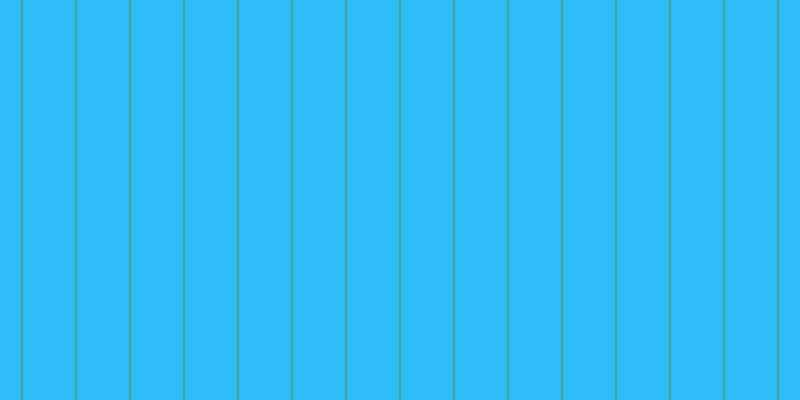 #2fbdfa, #46a393 vertical lines, two pixels wide, fifty-two pixels apart