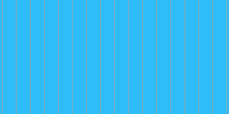 #2fbdfa, #a9a393 vertical lines, two pixels wide, forty-seven pixels apart