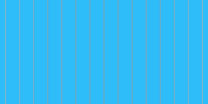 #2fbdfa, #caa393 vertical lines, two pixels wide, fifty-two pixels apart