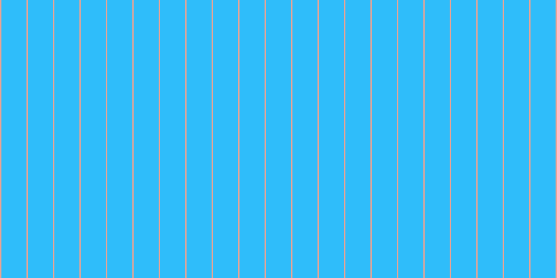 #2fbdfa, #eba393 vertical lines, two pixels wide, thirty-six pixels apart