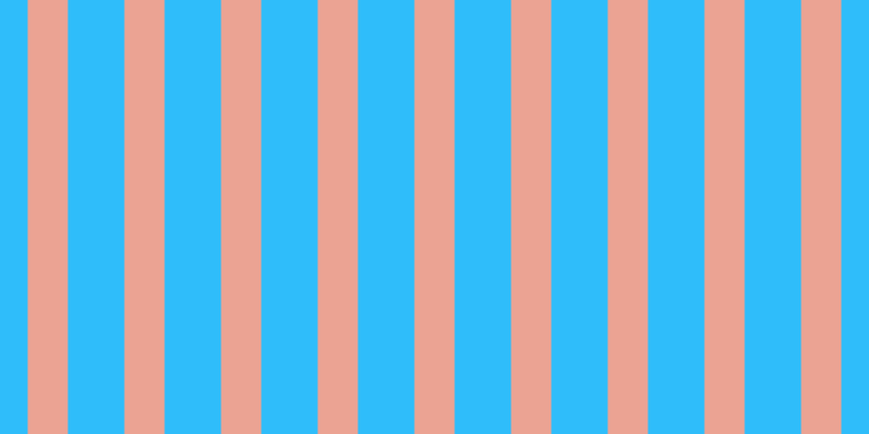 #2fbdfa, #eba393 vertical lines, thirty-seven pixels wide, fifty-two pixels apart