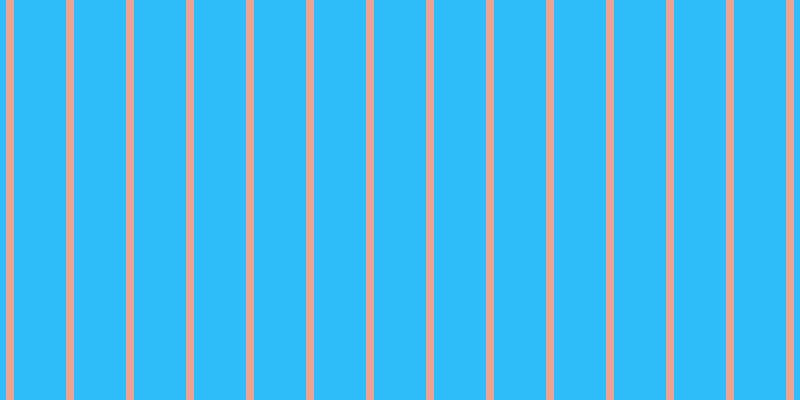 #2fbdfa, #eba393 vertical lines, eight pixels wide, fifty-two pixels apart