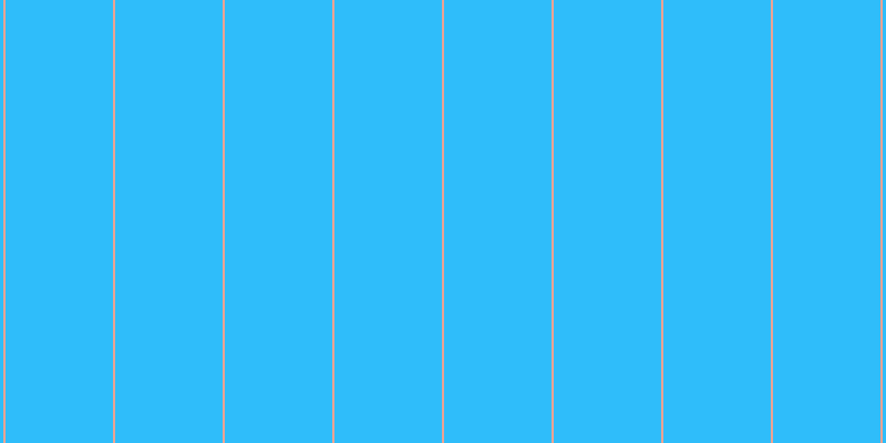 #2fbdfa, #eba393 vertical lines, two pixels wide, ninety-seven pixels apart