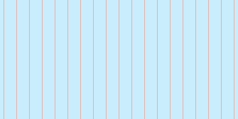 #2fbdfa (25%), #eba393 vertical lines, two pixels wide, forty-one pixels apart