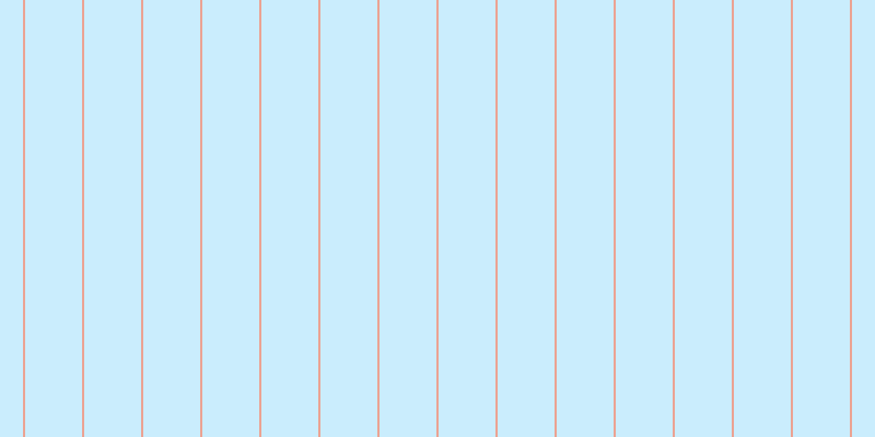 #2fbdfa (25%), #eba393 vertical lines, two pixels wide, fifty-two pixels apart