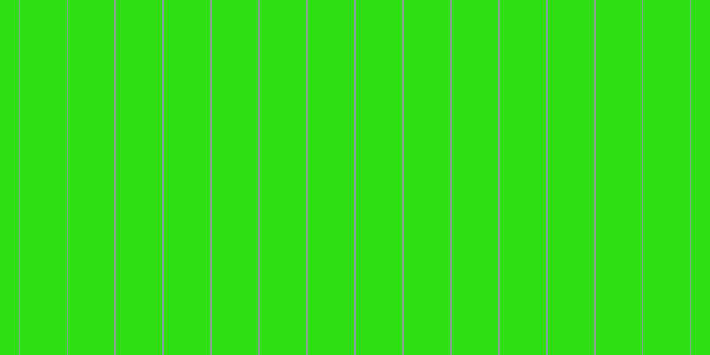 #2fde13, #88a393 vertical lines, two pixels wide, fifty-two pixels apart