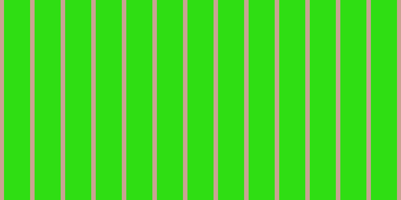 #2fde13, #caa393 vertical lines, nine pixels wide, fifty-two pixels apart