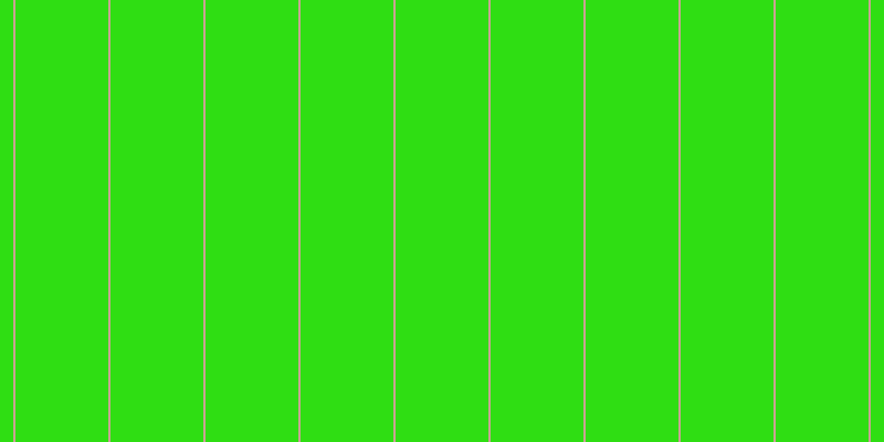 #2fde13, #caa393 vertical lines, two pixels wide, eighty-four pixels apart