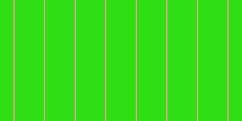 #2fde13, #eba393 vertical lines, four pixels wide, ninety-seven pixels apart