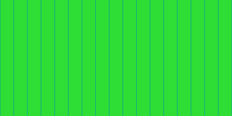 #2fde34, #04a393 vertical lines, two pixels wide, forty-five pixels apart