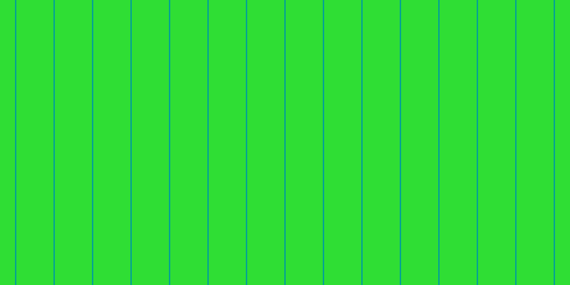 #2fde34, #04a393 vertical lines, two pixels wide, fifty-two pixels apart