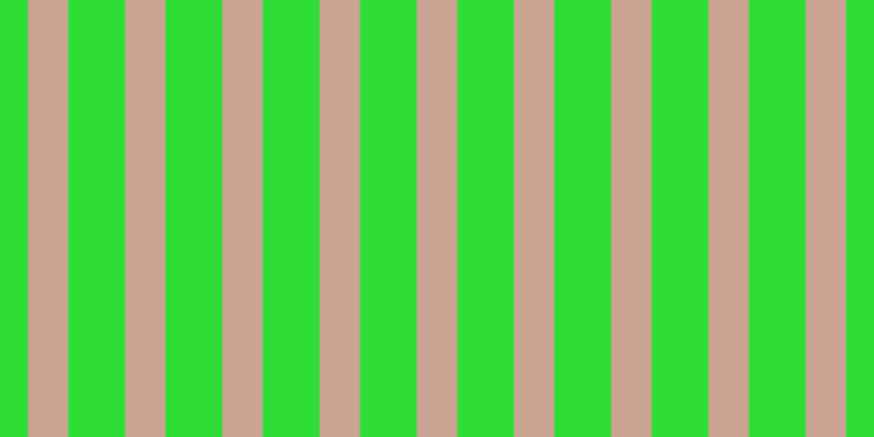 #2fde34, #caa393 vertical lines, thirty-seven pixels wide, fifty-two pixels apart