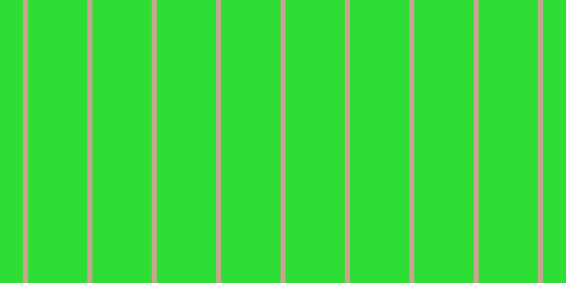 #2fde34, #caa393 vertical lines, seven pixels wide, eighty-four pixels apart