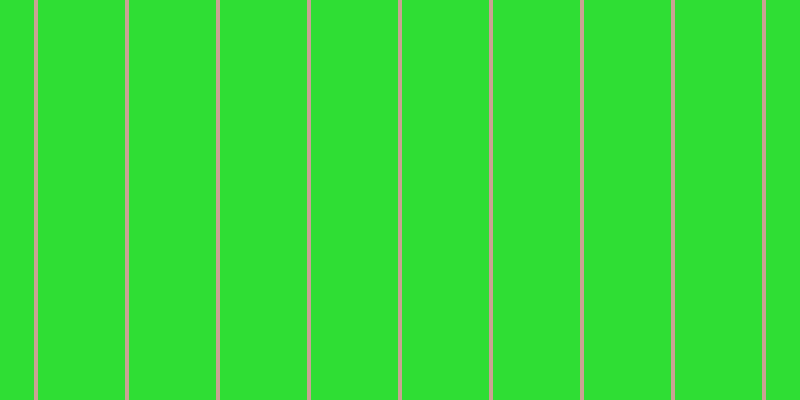 #2fde34, #caa393 vertical lines, four pixels wide, eighty-seven pixels apart
