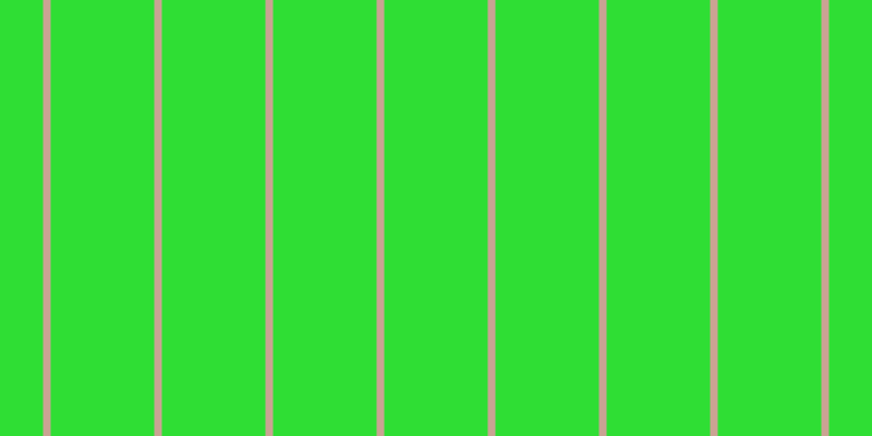 #2fde34, #caa393 vertical lines, seven pixels wide, ninety-five pixels apart
