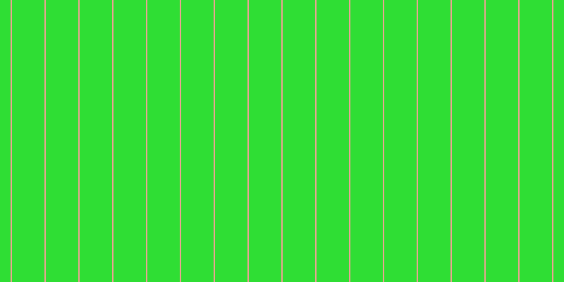 #2fde34, #eba393 vertical lines, two pixels wide, forty-six pixels apart