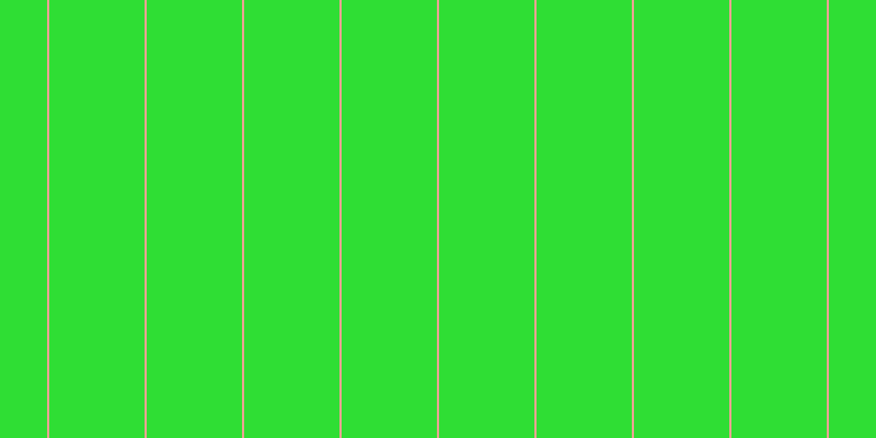 #2fde34, #eba393 vertical lines, two pixels wide, eighty-seven pixels apart