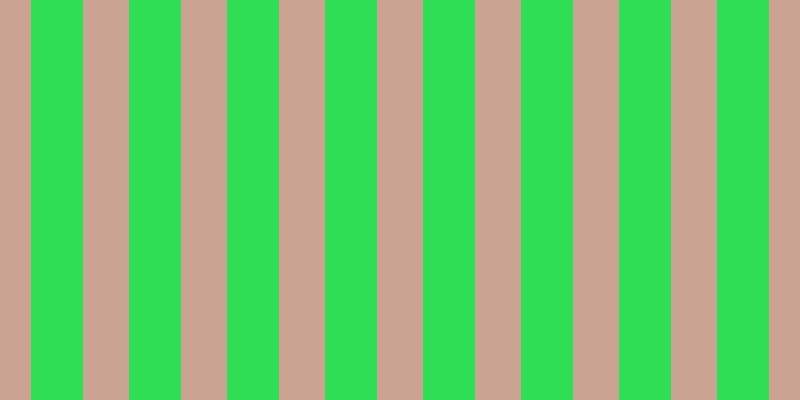 #2fde55, #caa393 vertical lines, forty-six pixels wide, fifty-two pixels apart
