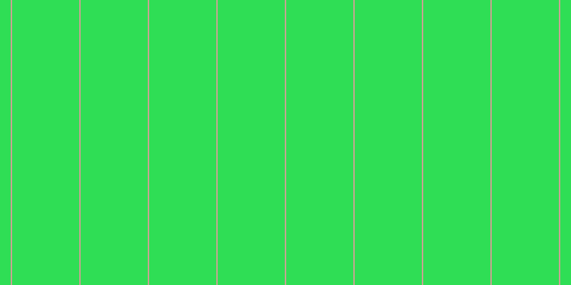 #2fde55, #caa393 vertical lines, two pixels wide, ninety-four pixels apart