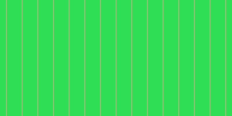 #2fde55, #eba393 vertical lines, two pixels wide, fifty-two pixels apart