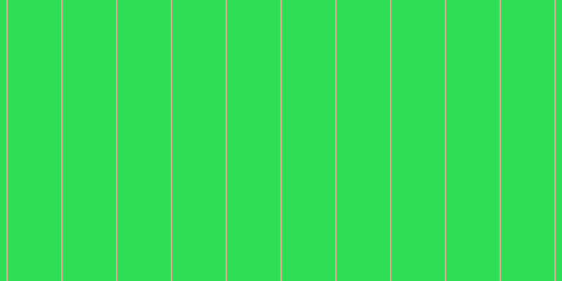 #2fde55, #eba393 vertical lines, two pixels wide, seventy-six pixels apart