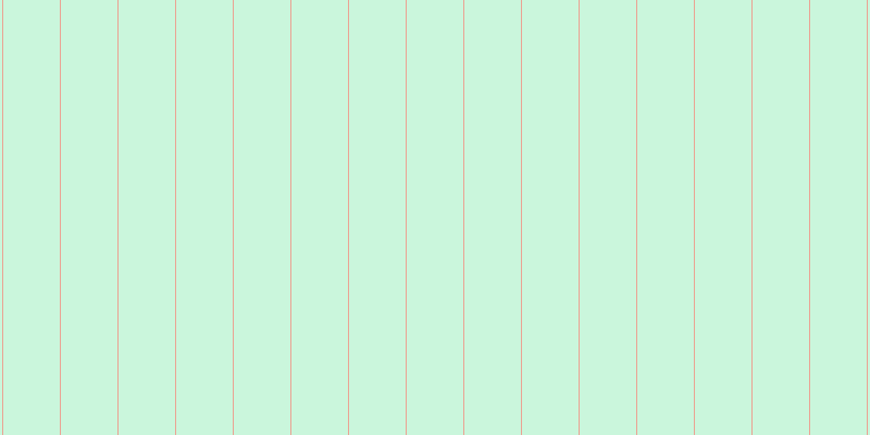 #2fde76 (25%), #eba393 vertical lines, one pixels wide, fifty-two pixels apart