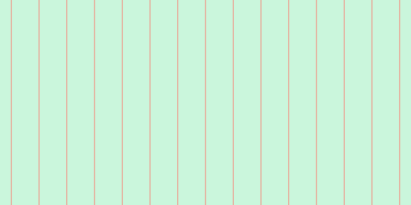#2fde76 (25%), #eba393 vertical lines, two pixels wide, fifty-two pixels apart