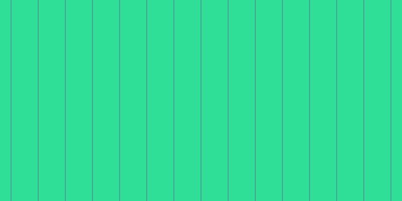 #2fde97, #46a393 vertical lines, two pixels wide, fifty-two pixels apart