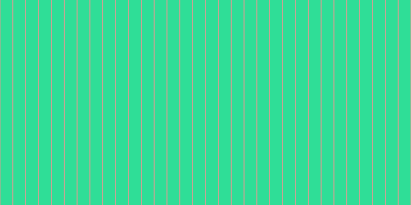 #2fde97, #caa393 vertical lines, two pixels wide, twenty-three pixels apart
