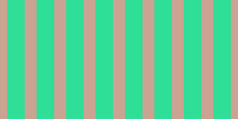 #2fde97, #caa393 vertical lines, forty pixels wide, fifty-nine pixels apart