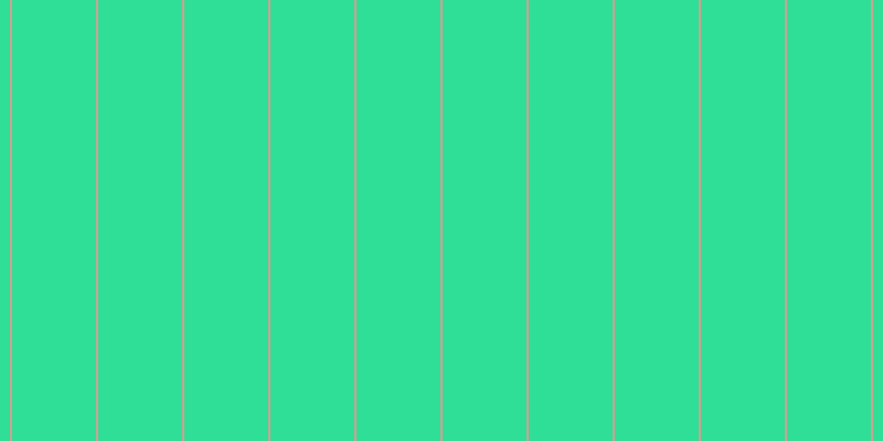 #2fde97, #caa393 vertical lines, two pixels wide, seventy-six pixels apart